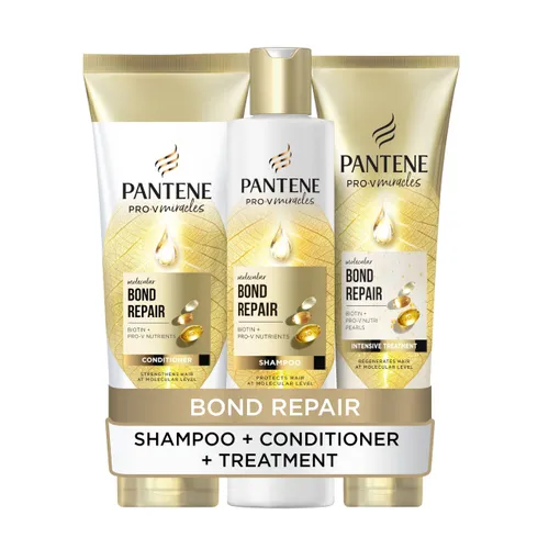 PANTENE Bond Repair Shampoo and Conditioner Set with Deep