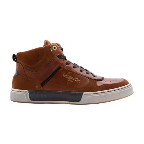Pantofola d'Oro , Mandarin Sneaker ,Brown male, Sizes: