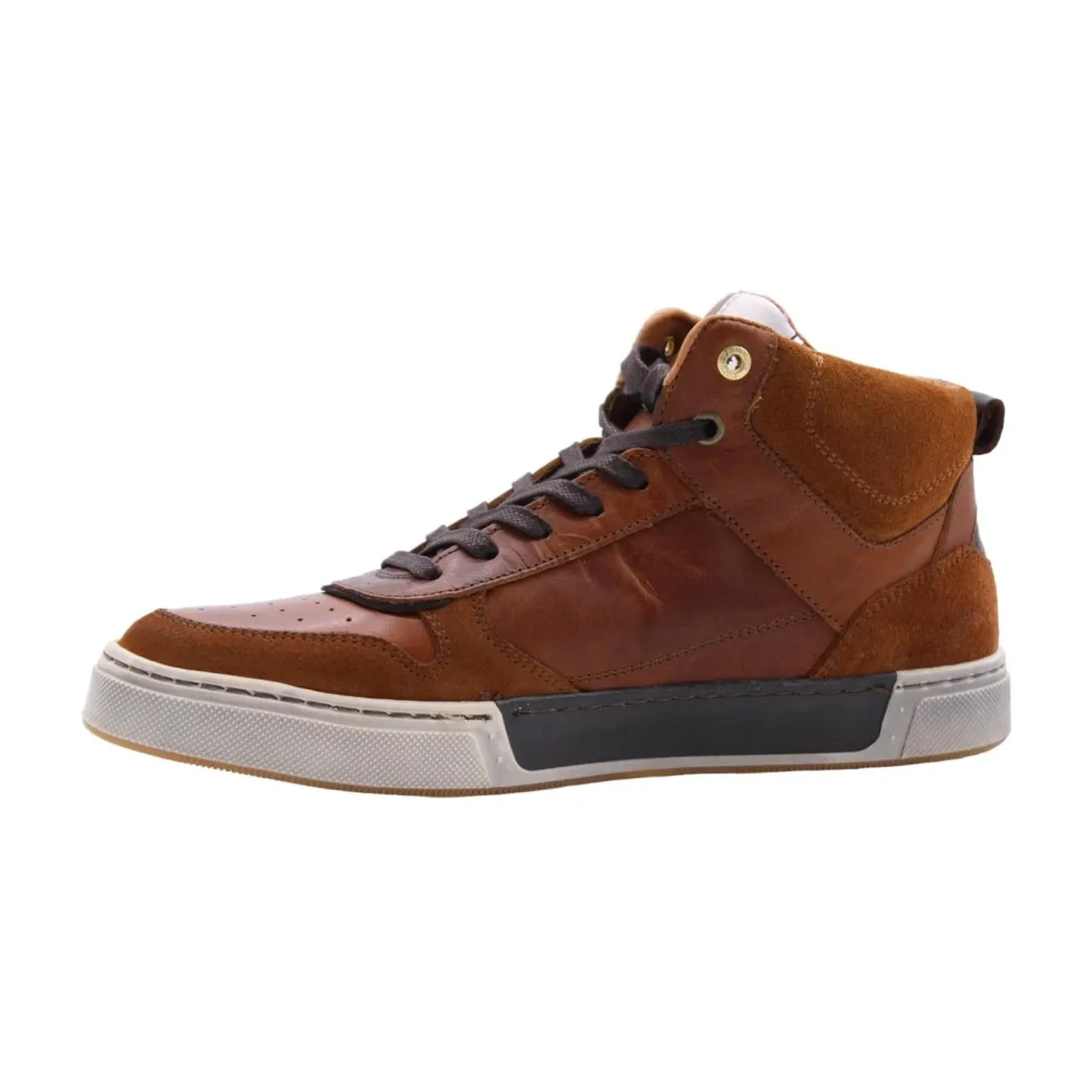 Pantofola d'Oro , Mandarin Sneaker ,Brown male, Sizes: