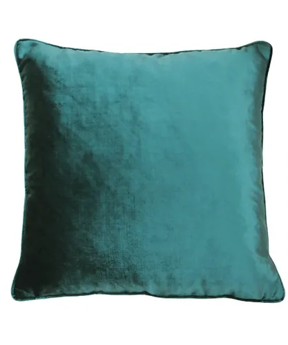 Paoletti Luxe Velvet 55X55 Poly Cushion Jadi - Green - One