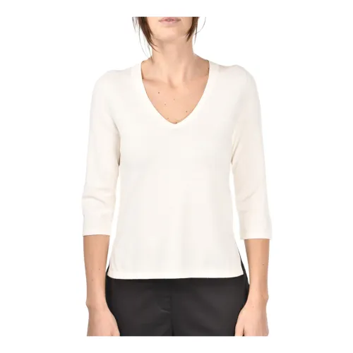 Paolo Fiorillo Capri , Paolo Fiorillo Capri Sweaters White ,White female, Sizes: