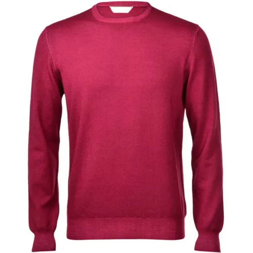 Paolo Fiorillo Capri , Vintage Merino Wool Sweater ,Red male, Sizes: