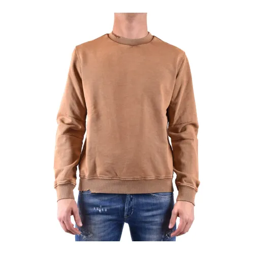 Paolo Pecora , 21Lc1M040551181 Sweatshirt ,Brown male, Sizes: