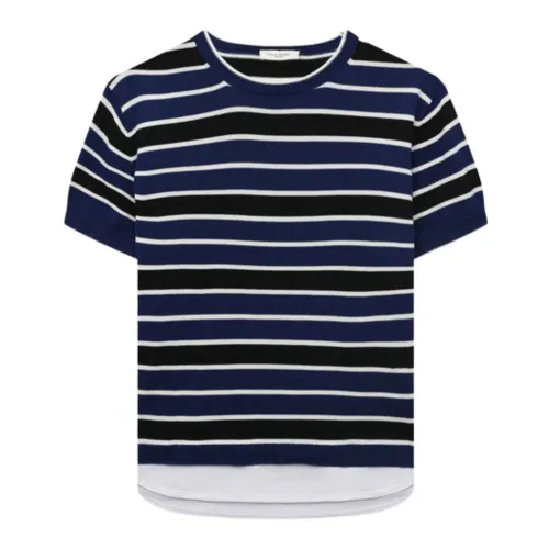 Paolo Pecora , Blue Striped Sweater for Kids ,Blue male, Sizes: