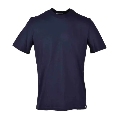 Paolo Pecora , Blue T-shirt for Men ,Blue male, Sizes: