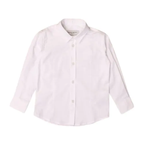 Paolo Pecora , Classic White Shirt with Logo Print ,White unisex, Sizes:
