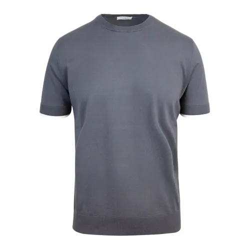 Paolo Pecora , Cotton Polo Shirts Regular Fit ,Gray male, Sizes: