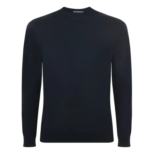 Paolo Pecora , Dark Blue Cotton Sweatshirt ,Blue male, Sizes: