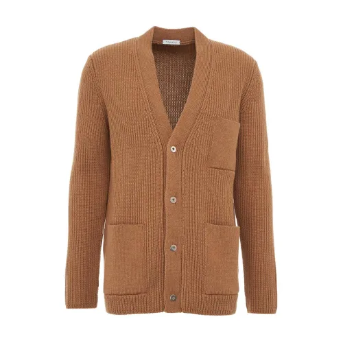Paolo Pecora , Knitwear A055 7098 22 ,Brown male, Sizes: