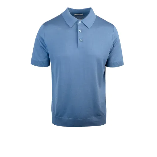 Paolo Pecora , Polo Shirts ,Blue male, Sizes: