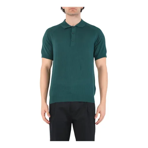Paolo Pecora , Polo Shirts ,Green male, Sizes: