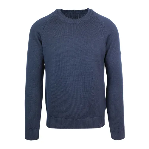 Paolo Pecora , Regular Fit Blue Sweater ,Blue male, Sizes: