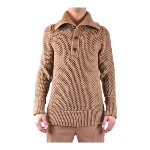 Paolo Pecora , Sweater ,Brown male, Sizes:
