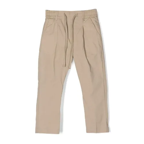 Paolo Pecora , Trousers ,Beige male, Sizes: