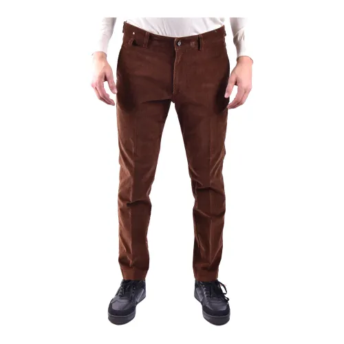 Paolo Pecora , Trousers ,Brown male, Sizes: