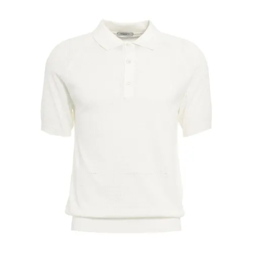 Paolo Pecora , White T-Shirt with Model Ss24 ,White male, Sizes: