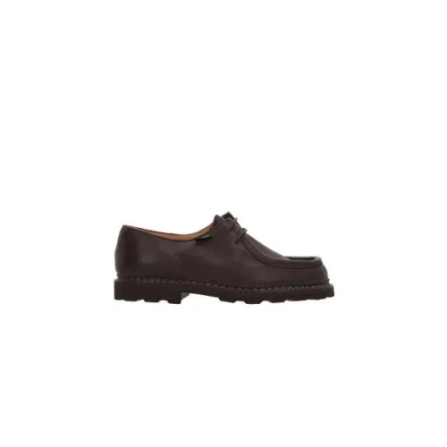 Paraboot , Brown Leather Derby Shoes ,Brown male, Sizes:
