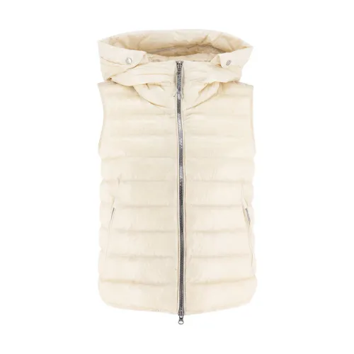 Parajumpers , Glossy Finish Down Jacket ,Beige female, Sizes: