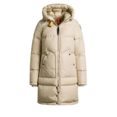 Parajumpers , Long Bear Down Jacket in Tapioca Color ,Beige female, Sizes: