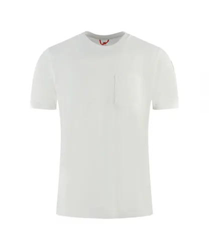 Parajumpers Mens Basic Tee Chest Pocket White T-Shirt