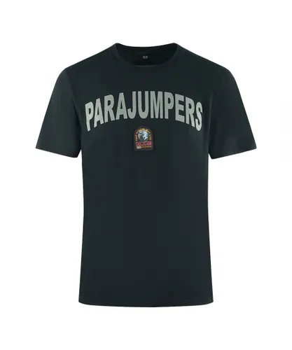 Parajumpers Mens Buster Brand Logo Black T-shirt
