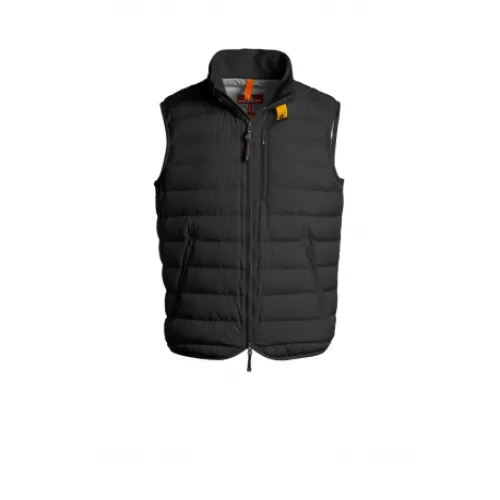 Parajumpers , Quilted Sleeveless Jacket Perfect Black ,Black male, Sizes: