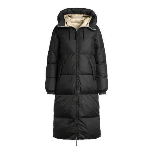 Parajumpers , Reversible Winter Jacket - Black Tapioca ,Black female, Sizes: