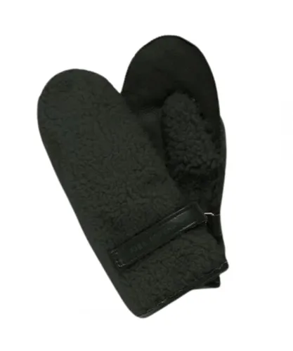 Parajumpers Womens Fluffy Mittens Green Gables Gloves - One