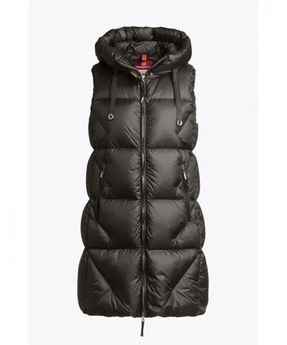 Parajumpers Zuly Womens Long Down Gilet - Black