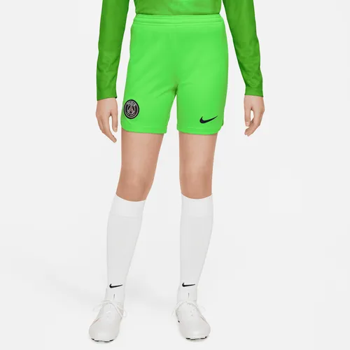 Paris Saint-Germain 2022/23 Stadium Goalkeeper Home Older Kids' Nike Dri-FIT Football Shorts - Green