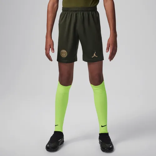 Paris Saint-Germain 2023/2024 Fourth Older Kids' Nike Dri-FIT Football Replica Shorts - Green - Polyester