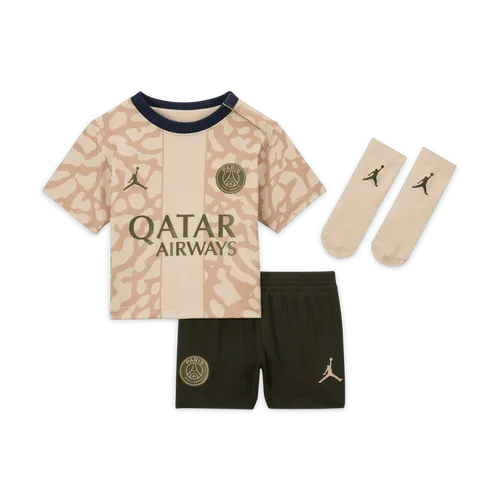 Paris Saint-Germain 2023/24 Fourth Baby/Toddler Nike Football 3-Piece Kit - Brown - Polyester