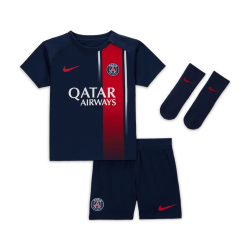 Paris Saint-Germain 2023/24 Home Baby/Toddler Nike Dri-FIT 3-Piece Kit - Blue - Polyester