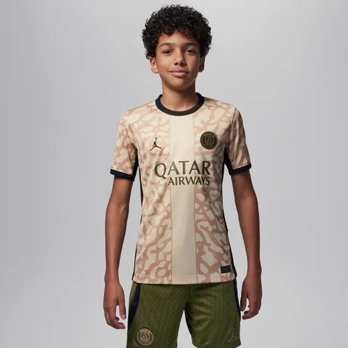 Paris Saint-Germain 2023/24 Stadium Fourth Older Kids' Jordan Dri-FIT Football Replica Shirt - Brown - Polyester