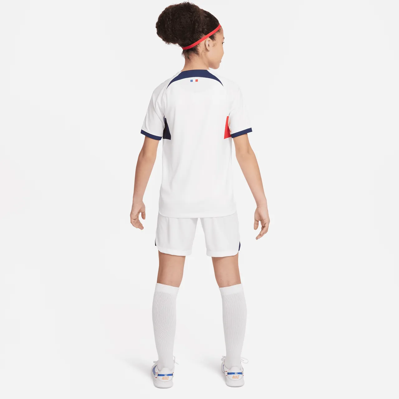 Paris Saint-Germain 2023/24 Stadium Home/Away Older Kids' Nike Dri-FIT Football Shorts - White - Polyester