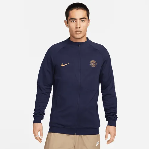 Paris Saint-Germain Academy Pro Home Men's Nike Football Graphic Jacket - Blue - Polyester