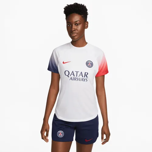 Paris Saint-Germain Academy Pro Women's Nike Dri-FIT Pre-Match Football Top - White - Polyester