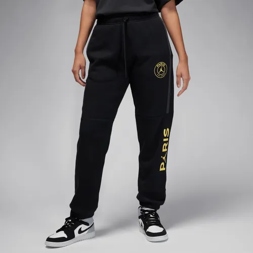Paris Saint-Germain Brooklyn Fleece Women's Jordan Football Graphic Pants - Black - Cotton