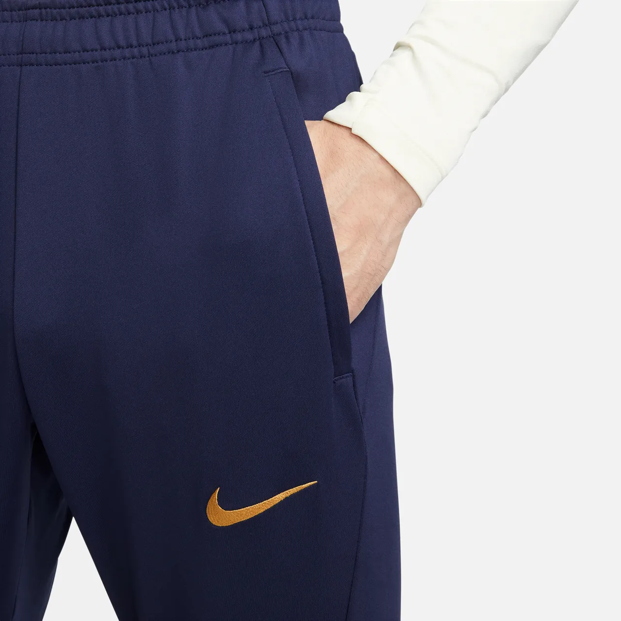 Paris Saint-Germain Strike Men's Nike Dri-FIT Knit Football Pants - Blue - Polyester