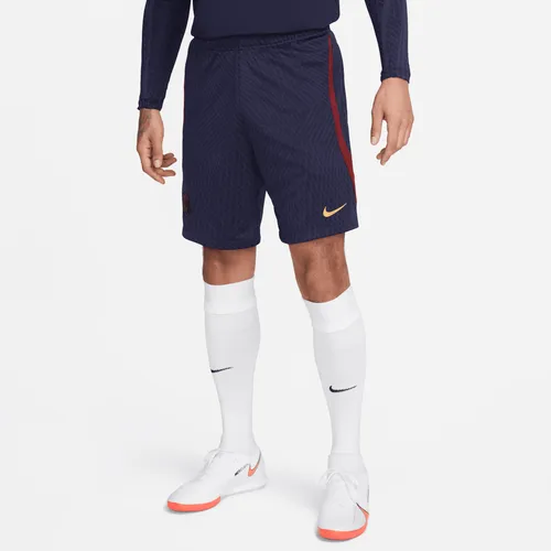 Paris Saint-Germain Strike Men's Nike Dri-FIT Knit Football Shorts - Blue - Polyester