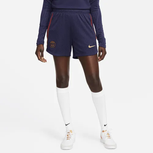 Paris Saint-Germain Strike Women's Nike Dri-FIT Knit Football Shorts - Blue - Polyester