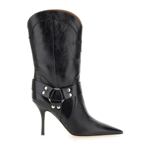 Paris Texas , Black Boots - Classic Style ,Black female, Sizes: