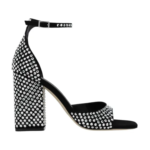 Paris Texas , Holly Fiona heeled sandals ,Black female, Sizes:
