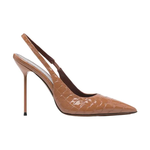 Paris Texas , Lidia Slingback Shoes ,Brown female, Sizes: