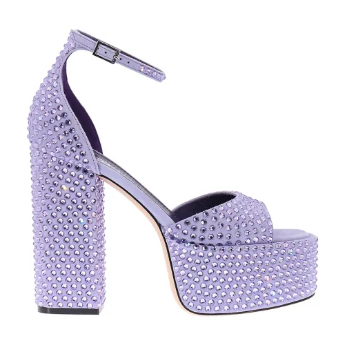 Paris Texas , Purple Suede Sandals - Elegant and Comfortable ,Purple female, Sizes: