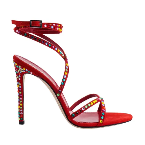 Paris Texas , Red High Heel Sandals Ss23 ,Red female, Sizes: