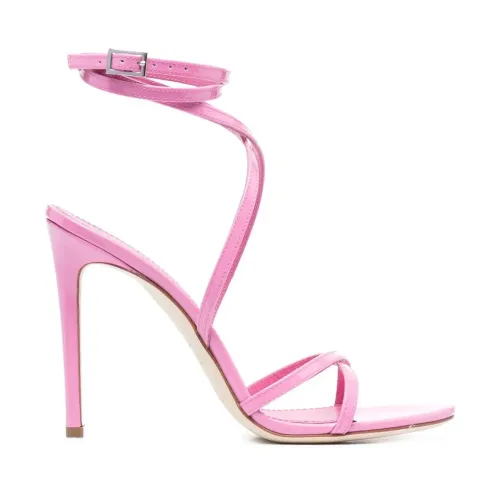 Paris Texas , Zoe lace up sandal ,Pink female, Sizes: