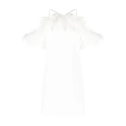 P.a.r.o.s.h. , Cream Dress with Abito ,White female, Sizes: