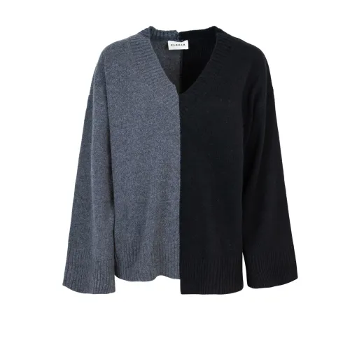 P.a.r.o.s.h. , Knitwear ,Gray female, Sizes: