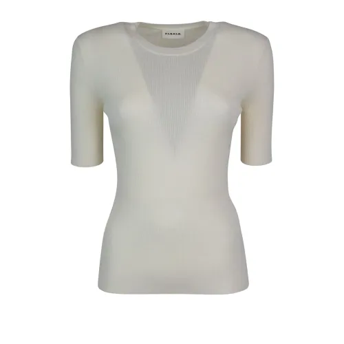 P.a.r.o.s.h. , Knitwear ,White female, Sizes: